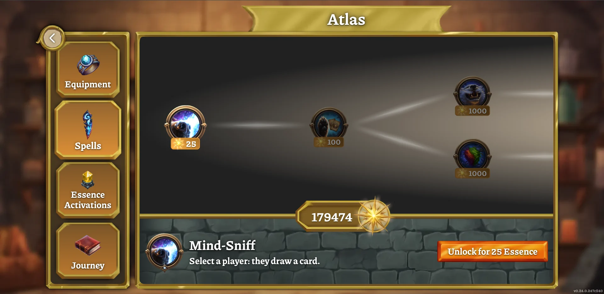Spells list