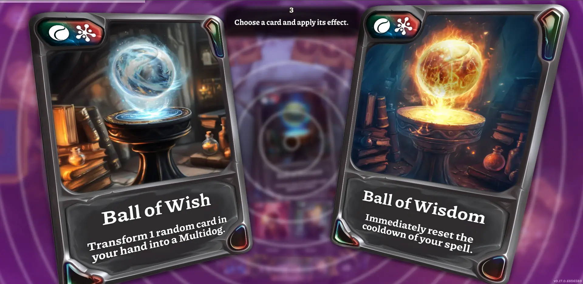 Brand New Card Layout in game