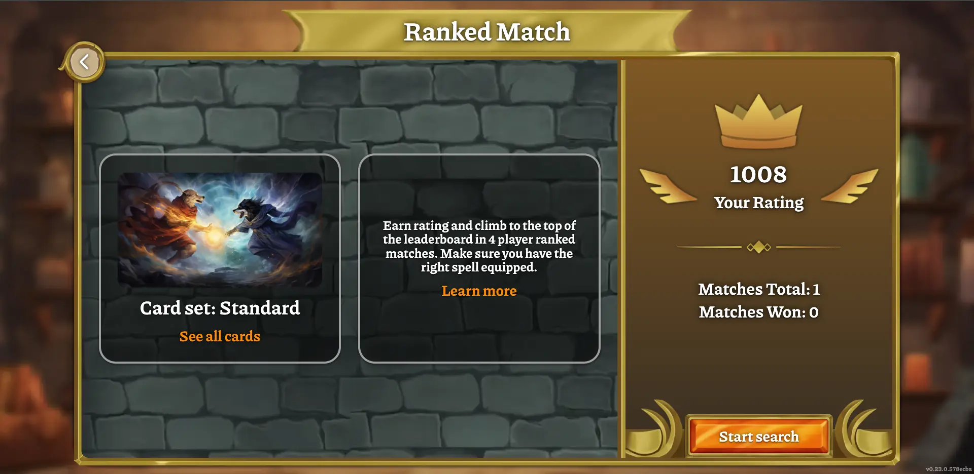 Ranked Matches